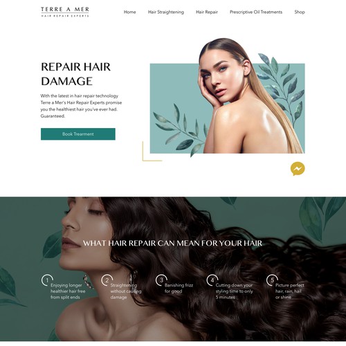 Terre a mer landing page