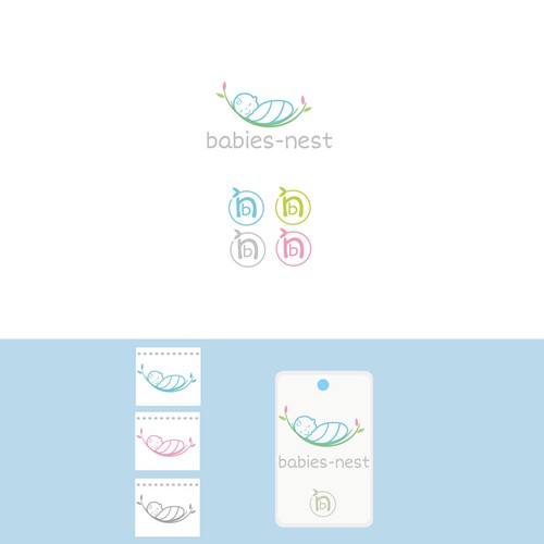 Logo for baby towels and newborn baby products