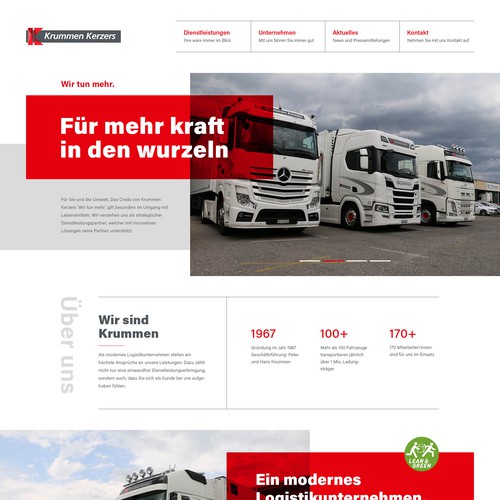 Krummen - Web Design & WordPress website