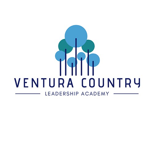 Concepto de logo de academia de liderazgo