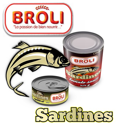 Wanted: New label for our BROLI sardines tins