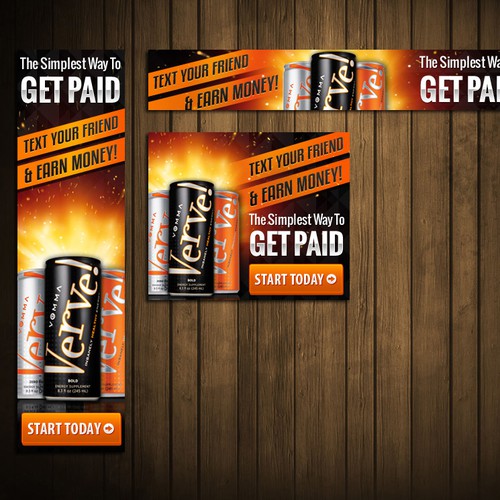 Make Money with Energy Drinks Banner Ad - Get Paid to Drink