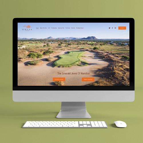 Omeya Country Club Namibia Squarespace Website