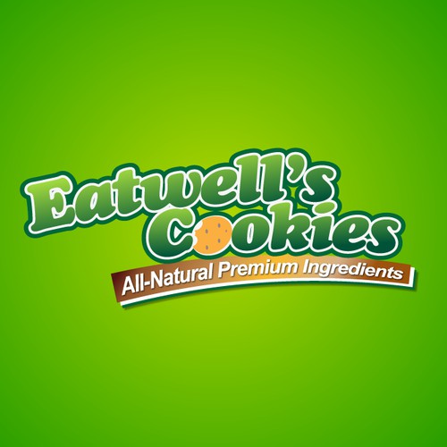 All Natural, Nut-Free, Healthy Cookie Brand Needs Fun Logo
