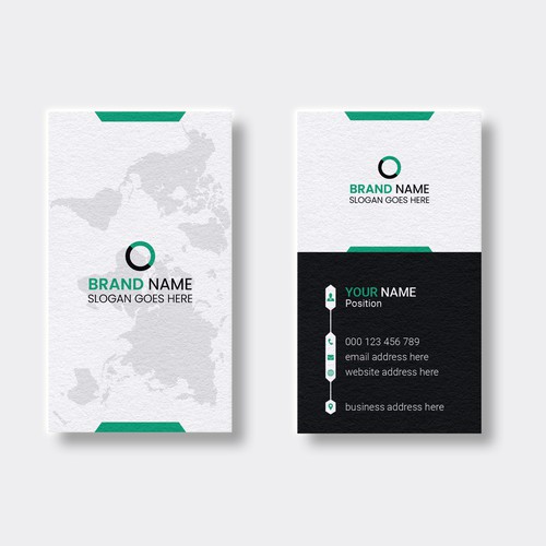 Eye-catching and impressive business card