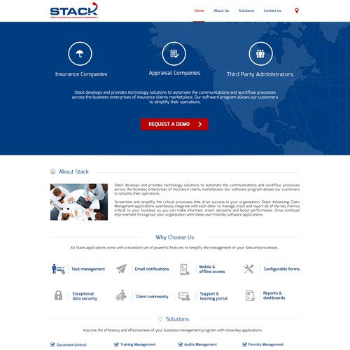 Stack Landing Page