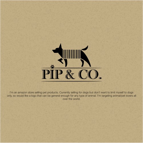 Bold logo design concept for PIP and co.