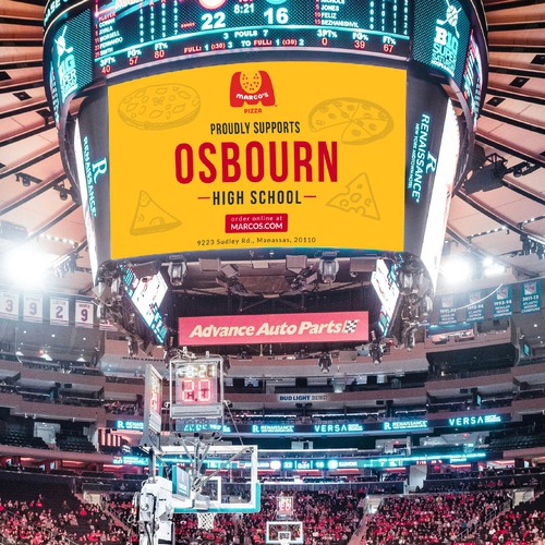 Digital Scoreboard Graphic