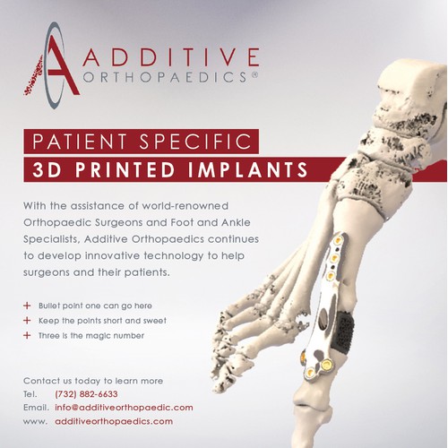 Additive OrthoPaedics Advert