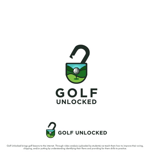 Bold Logo for Golf Unlocked