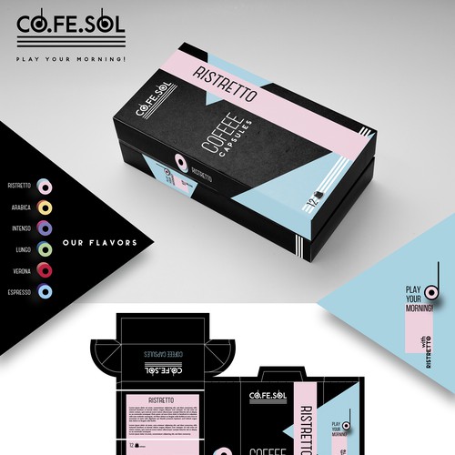 Coffee capsules box