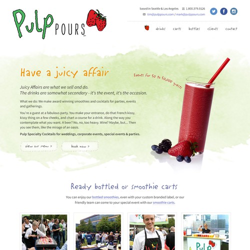 Pulp Pours Website