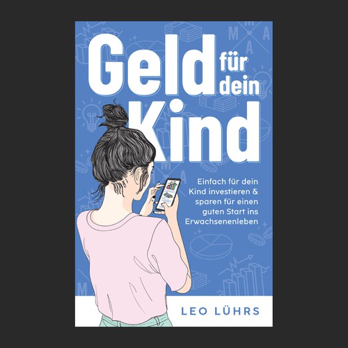Buch-Cover für ein Finanzbuch für moderne urbane Frauen - 1