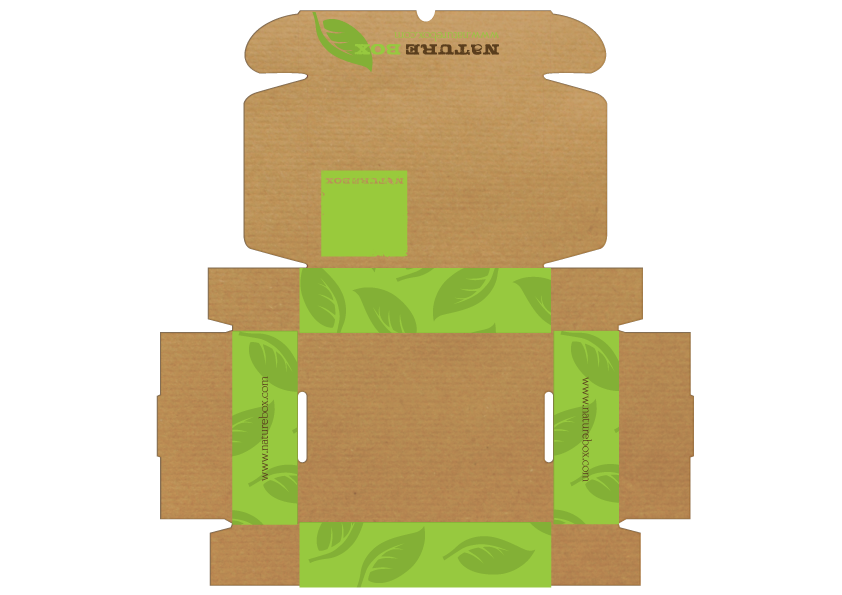 Create NatureBox's packaging design