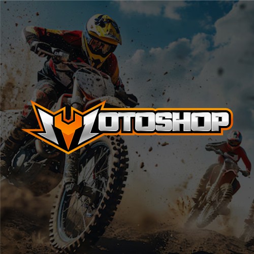 Motocross shop logo design