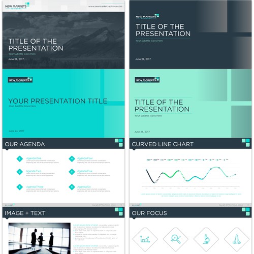 newMarkets PowerPoint template