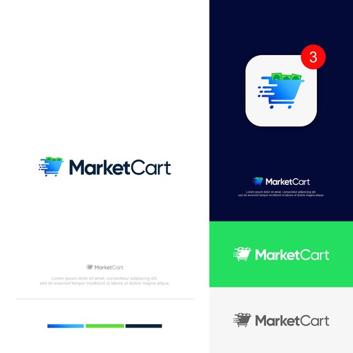 Market Cart Logo Design