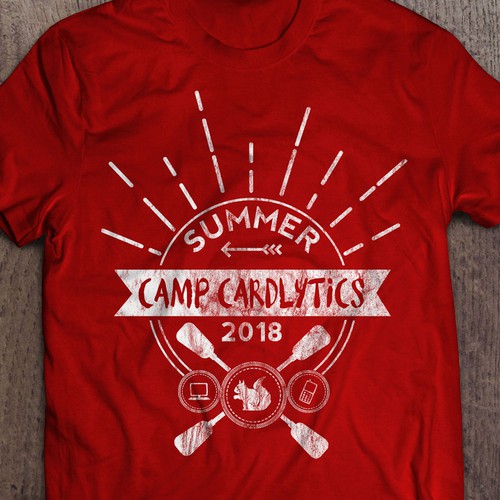 Vintage summer camp inspired T-shirt