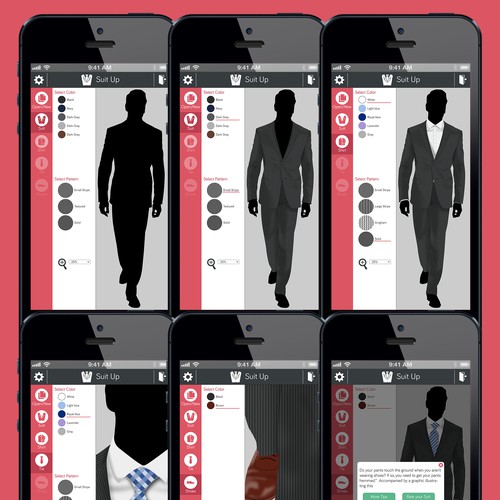 Suit Up needs a new App design! 