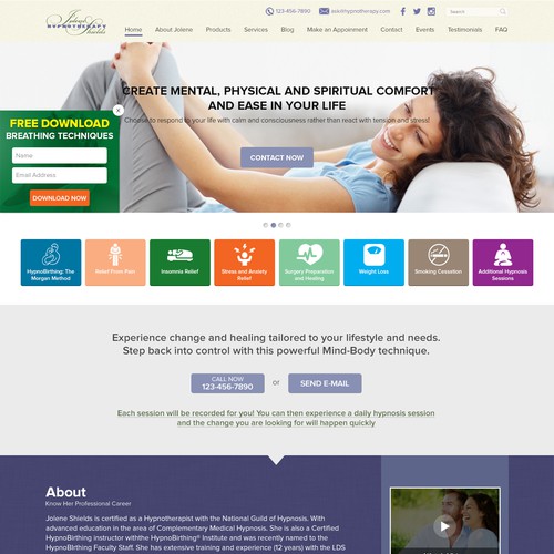 Website Design for Hypnotherapy