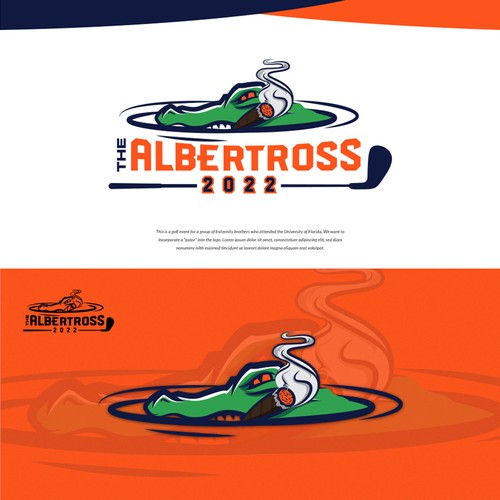 Florida Gators Frat brothers Golf Event Logo