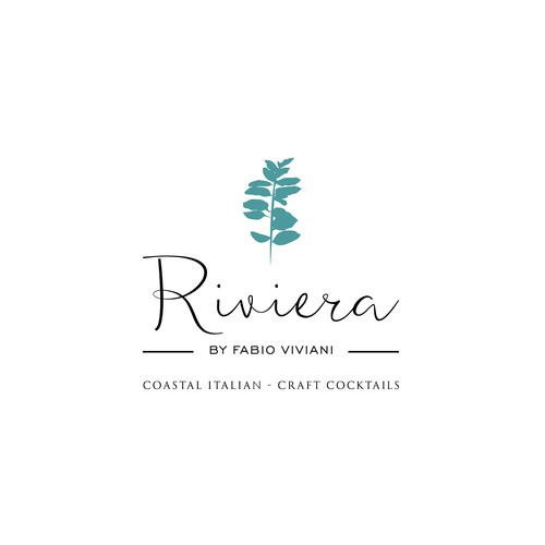 Feminine elegant logo for italian restaurant