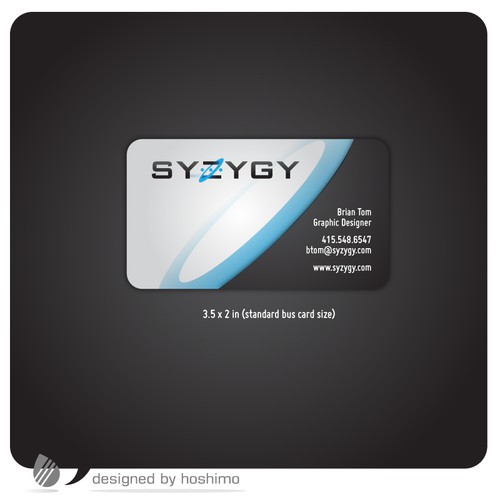 GUARANTEED - Syzygy - make us an amazing logo and business card!