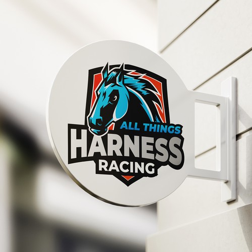 modern logo for the Horse racing club