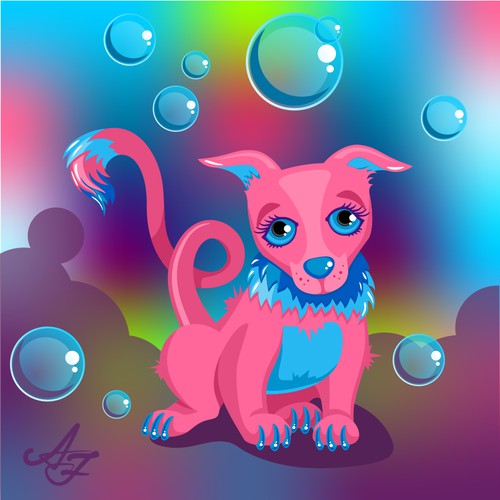 Neon Puppy Spirit Animal needed!!!