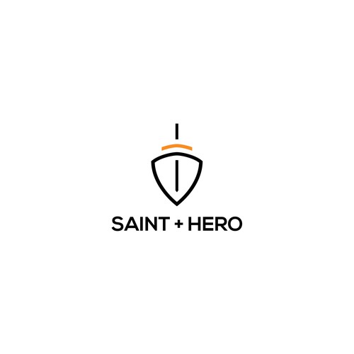 saint + hero logo