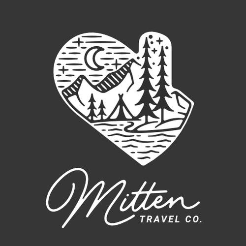 Mitten Travel Co. Logo