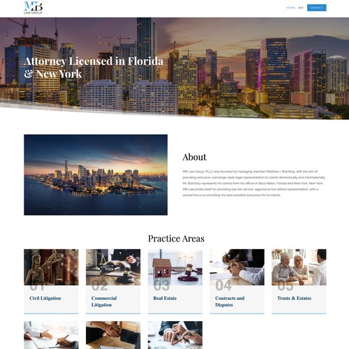 Professional Design for MB Law Group
