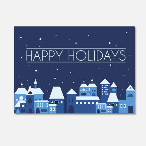 Happy Holidays card