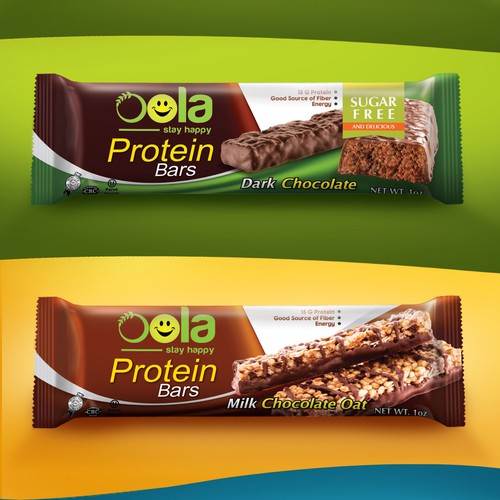 Packaging Design For Oola Protein Bar