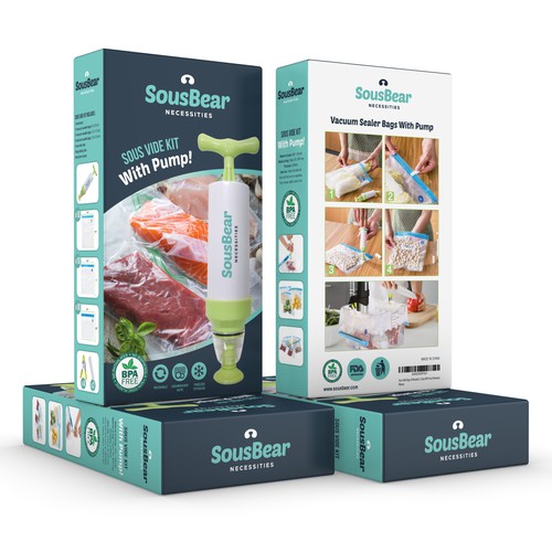 Sous Vide Kit with Pump Packaging
