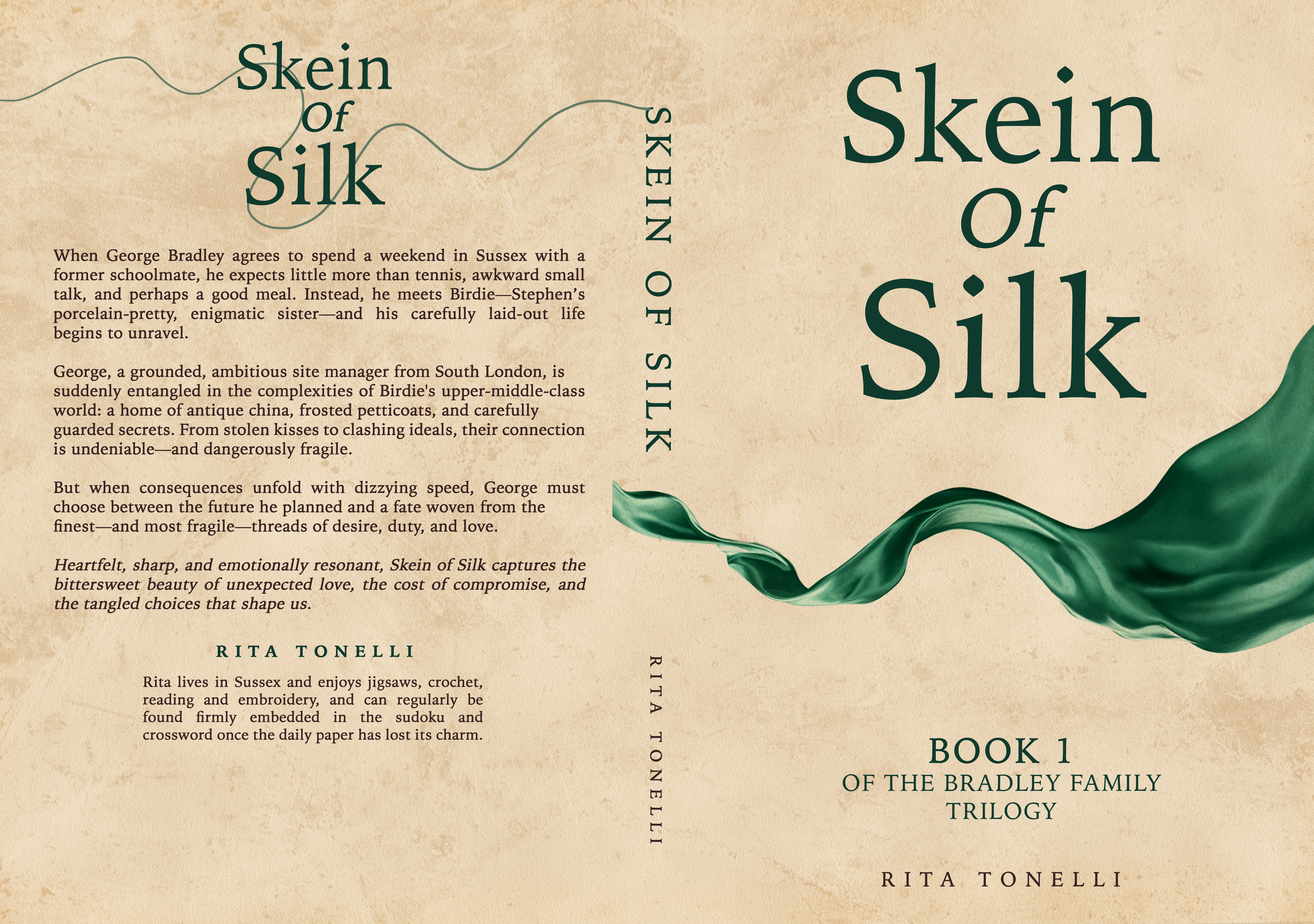 Ebook Cover for Contemporary Romance Novel Skein of Silk