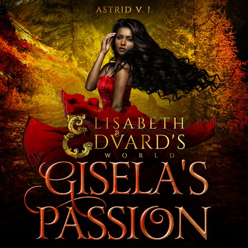 - Gisela's Passion - Romance book cover design
