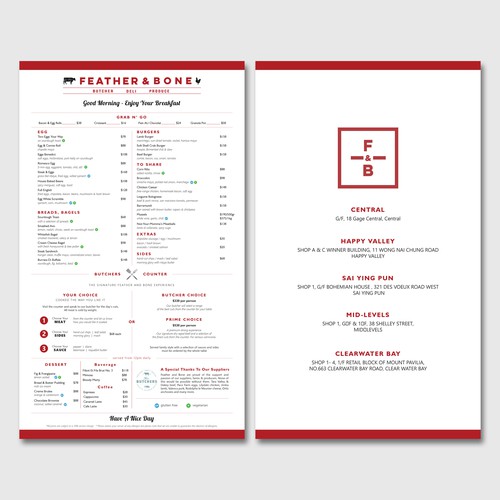 Breakfast Menu Design