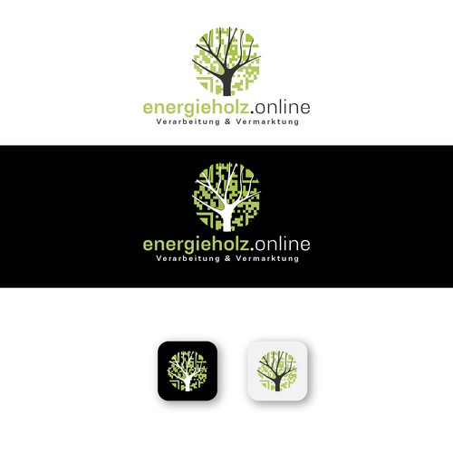 energieholz.online logo design