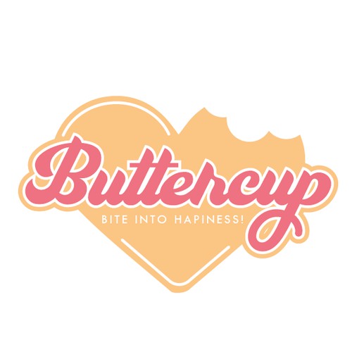 A cozy logo for a bakery named Buttercup.