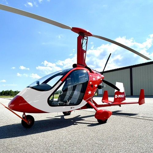 Gyrocopter Livery Design — Modern Aircraft Paint Scheme