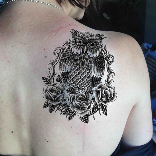 owl tattoo