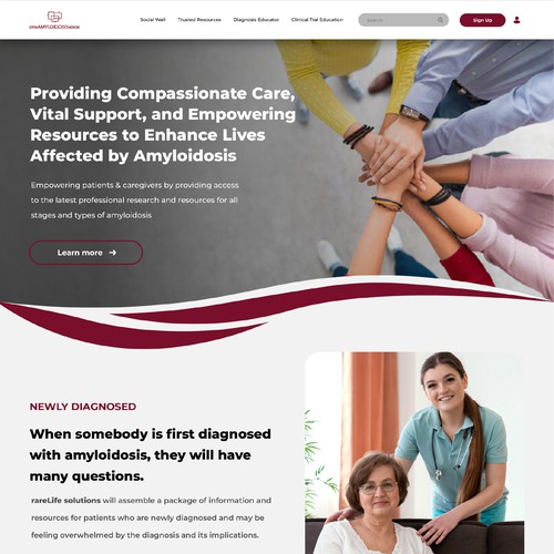 Website Design for medical education organization