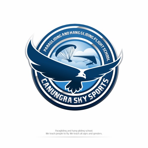 Canungra Logo Designs for Sky Sports Paragliding & Hang gliding