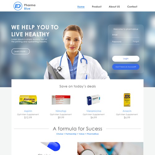 Blue Pharm Design