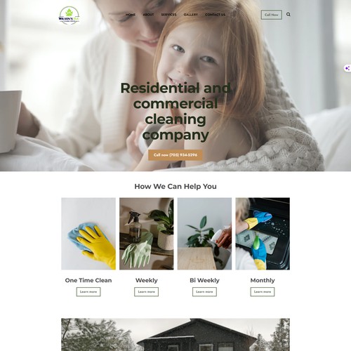 WEBSITE DESIGN FOR CLEANING SERVICE - WILSONS