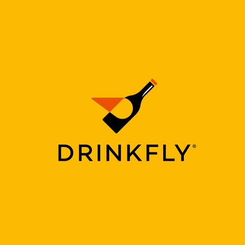 Design a clean logo for an alcohol shipping website