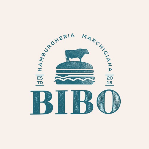 Vintage LOGO for an Italian Hamburger Shop!