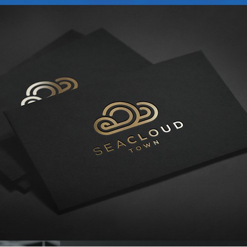 Sophisticated logo for luxury hotel/apartment complex.
