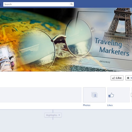 Facebook cover Traveling Marketers